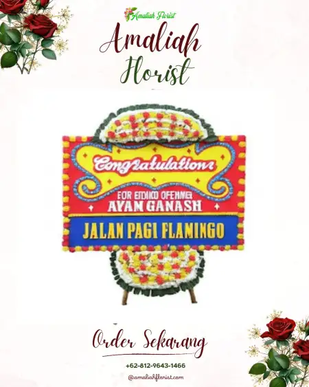 Sewa Papan Bunga Buaran Mangga
